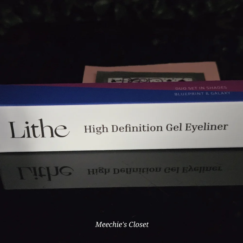 Lithe Beauty High Definition Gel Eyeliner Duo Blueprint Galaxy Blue 2pc NIB